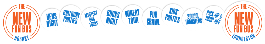 $20 Uni Nights, Hen's Night, Birthday Parties, Mystery Bus Tours, Buck's Night, Winery Tour, Pub Crawl